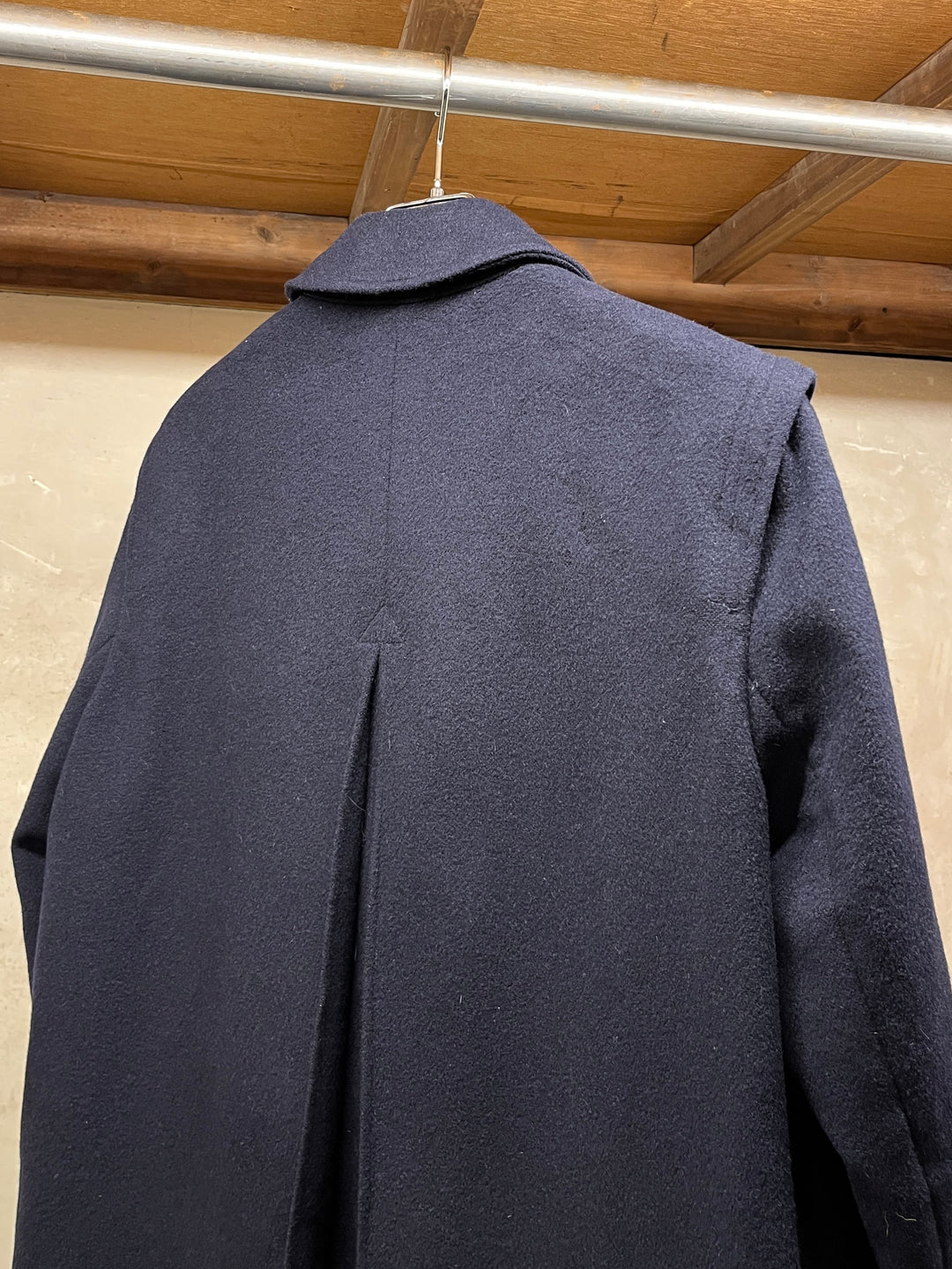1980-90s Austrian made navy loden wool coat