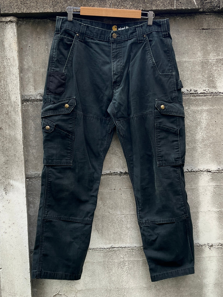 2000s "Carhartt" black cargo pants 34×30