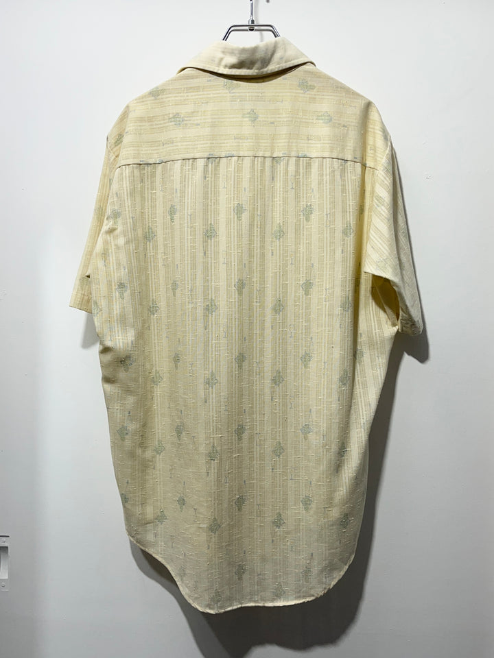 1970s USA made "Manhattan" winery pattern s/s shirt