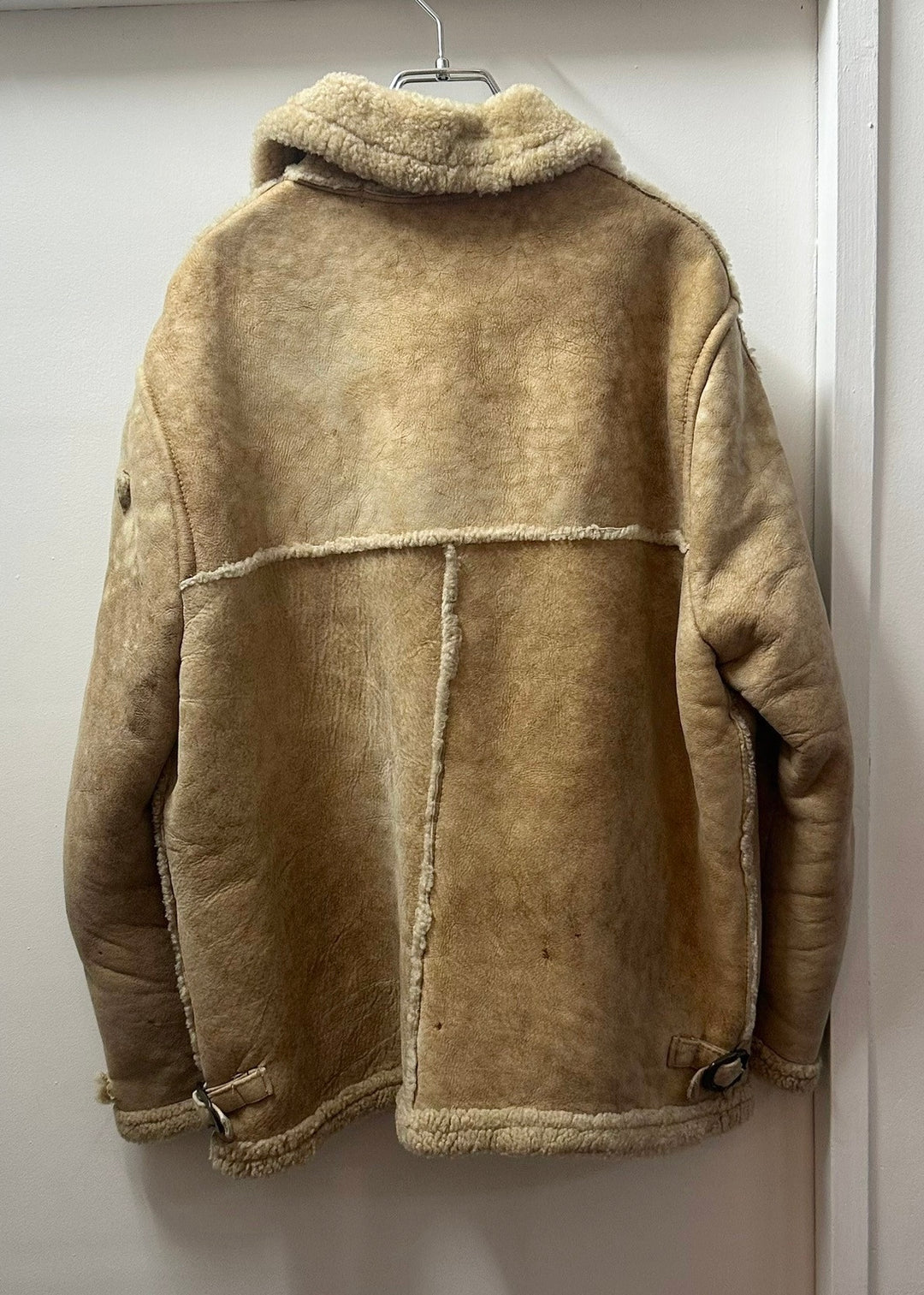 1960-70s "Wool Rich" mottled fade mouton jacket