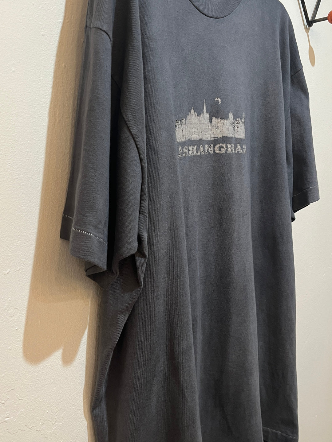 1990s "上SHANGHAI海" print T-shirt