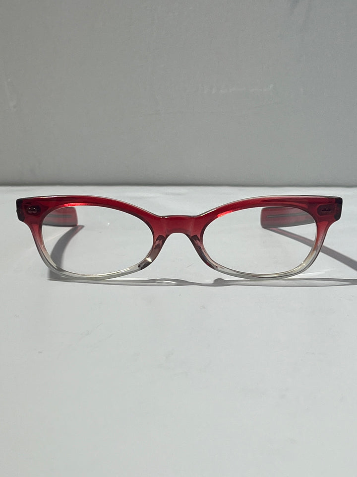 1990s dead stock sunglasses gradation red × clear