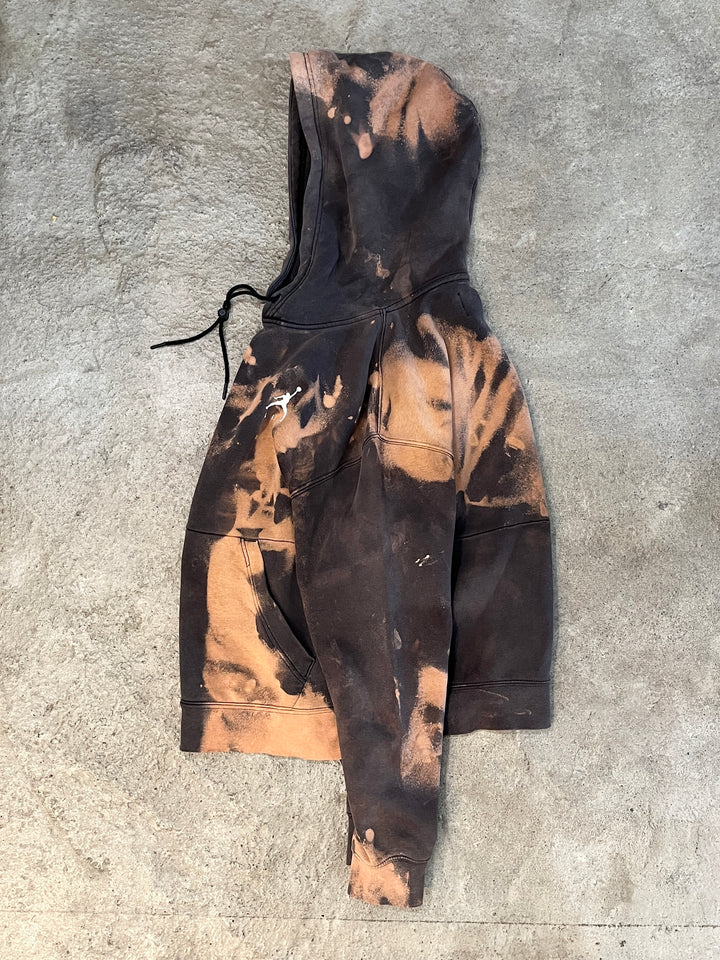 "Jordan" bleach dyed sweat hoodie