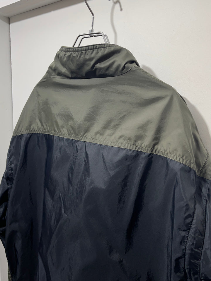 1990s olive × black reversible 3way track jacket