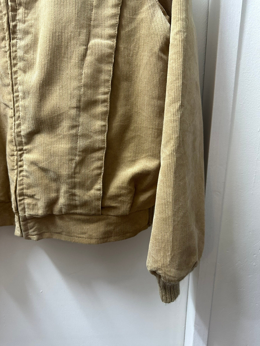 1980-90s USA made pleats design corduroy short jacket