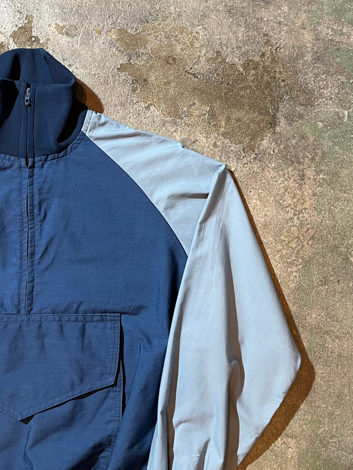 1970s bicolor half zip pullover