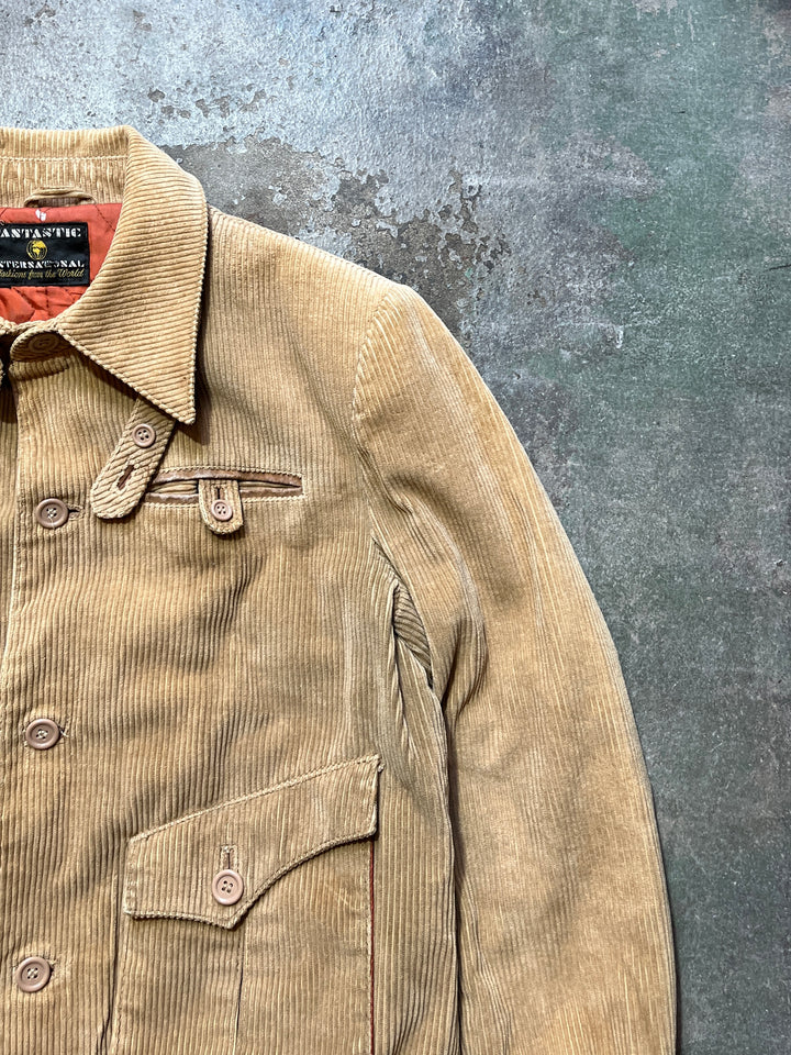 1970s corduroy hunting design blouson