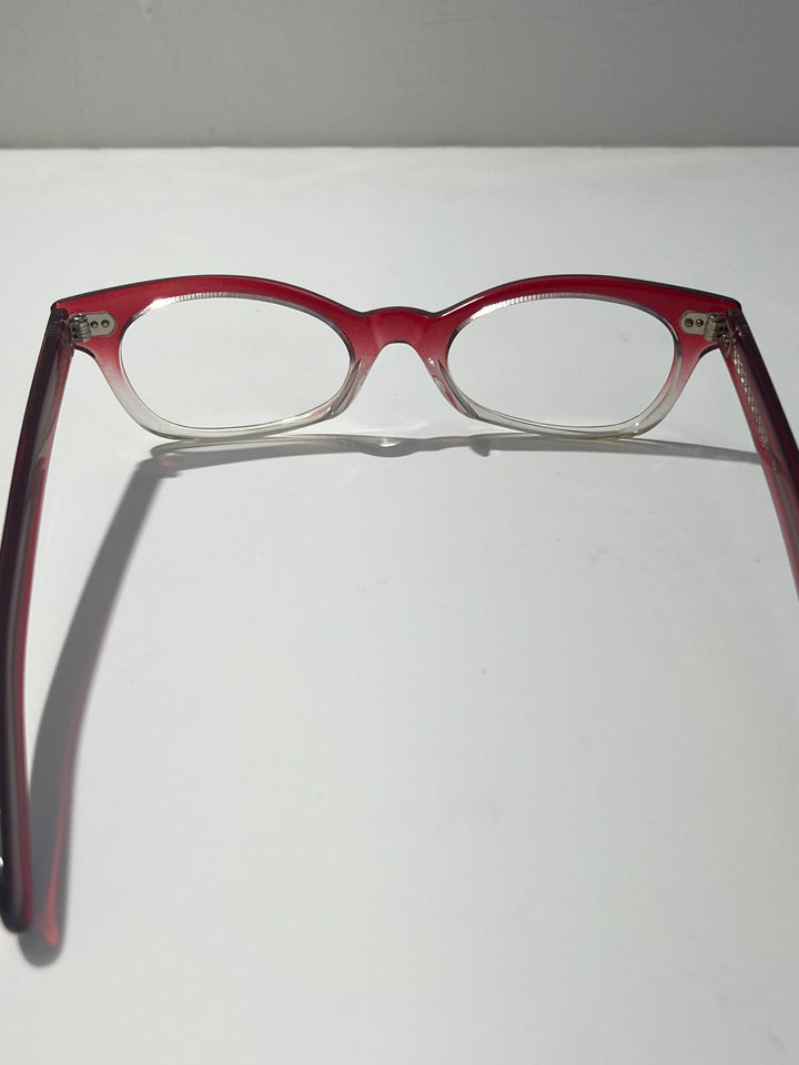 1990s dead stock sunglasses gradation red × clear
