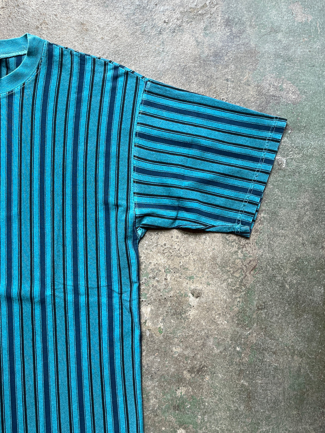 1990s USA made vertical stripe T-shirt