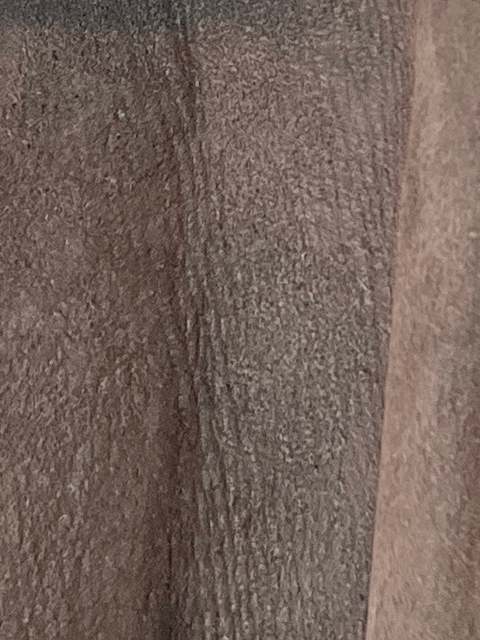 1950-60s "McGREGOR" dark brown suede leather coat