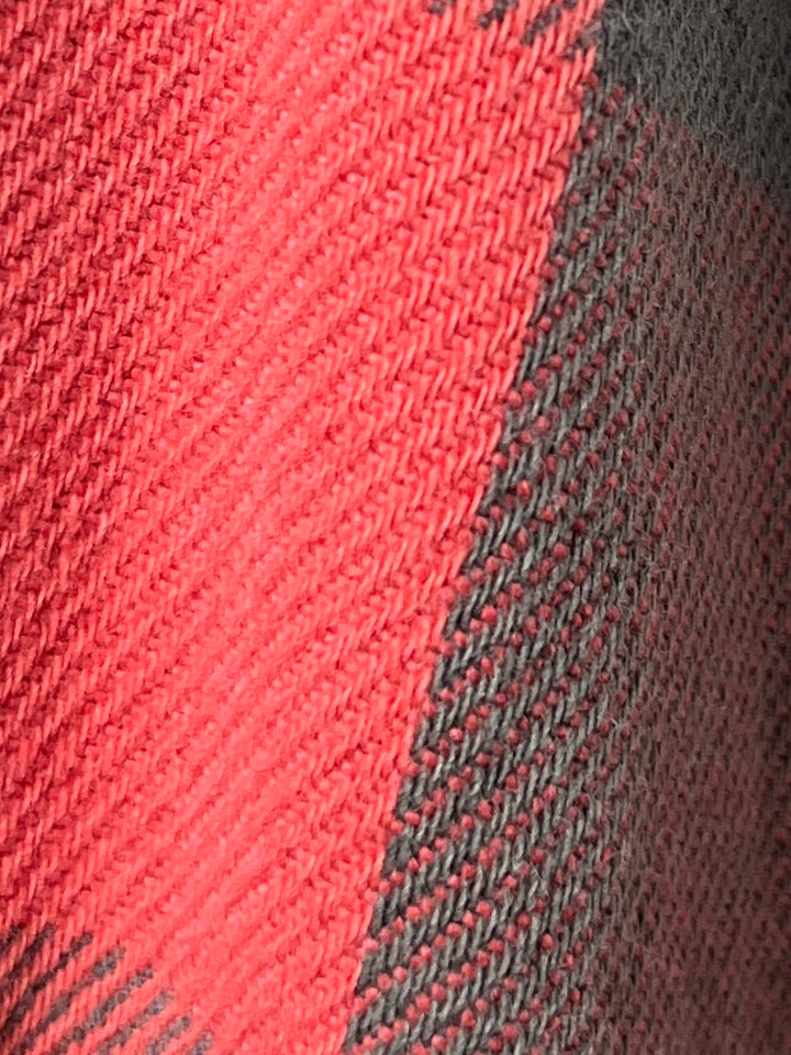 1980-90s USA made "FIVE BROTHER" buffalo checkered flannel shirt