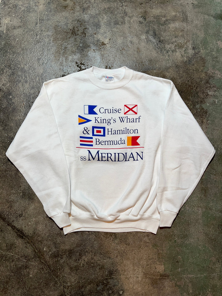 1990s USA made SS Meridian cruises souvenir sweatshirt
