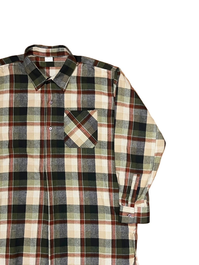 checkered grandpa shirt