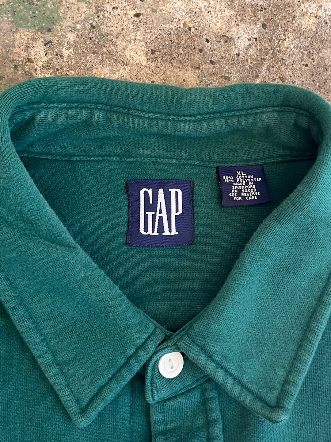 1990s "GAP" forest green sweatshirt / shirt style