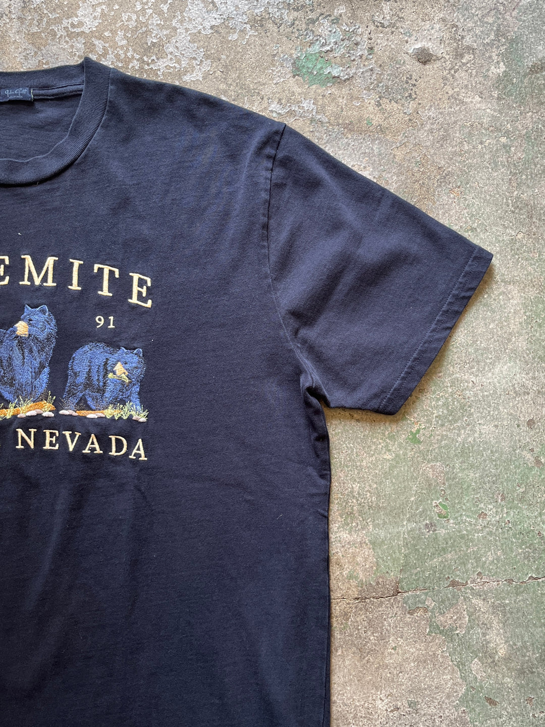 1990s YOSEMITE National park embroidery souvenir T-shirt