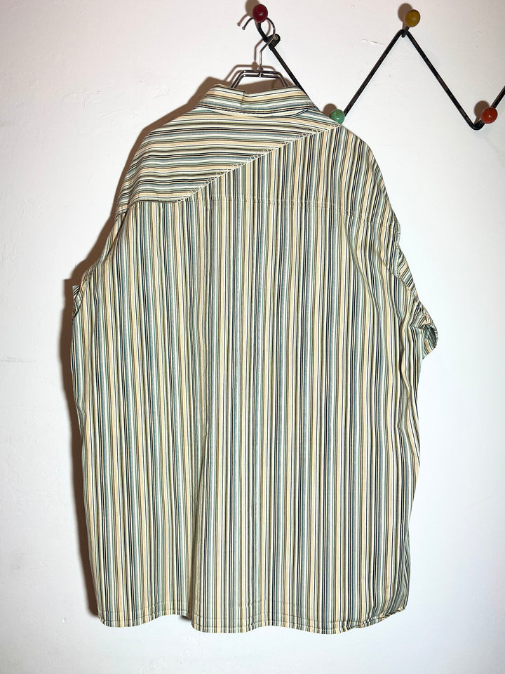 "Sean John" multi color stripe shirt