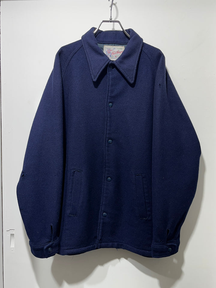 1960s "Paul Bunyan" navy melton wool jacket