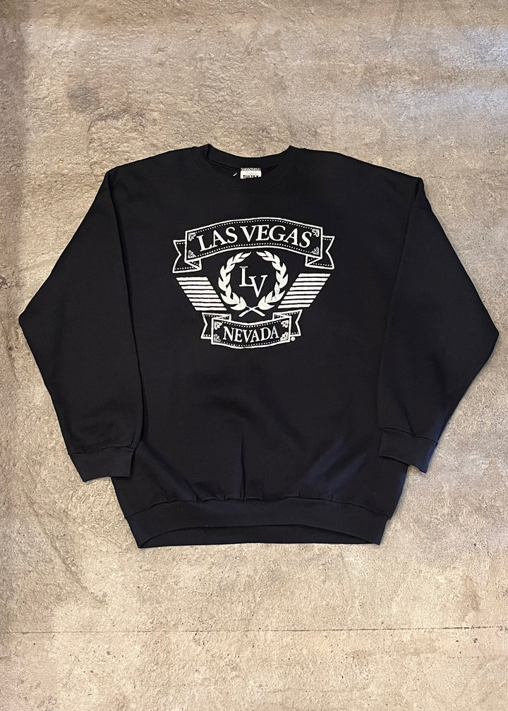 1990s Las Vegas silver puff print sweatshirt