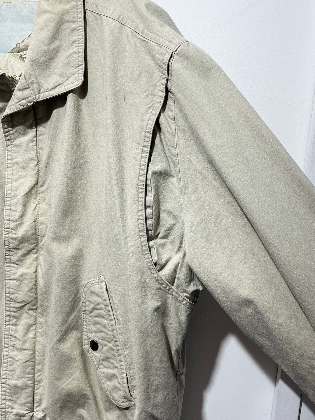 1990s sand beige harrington jacket