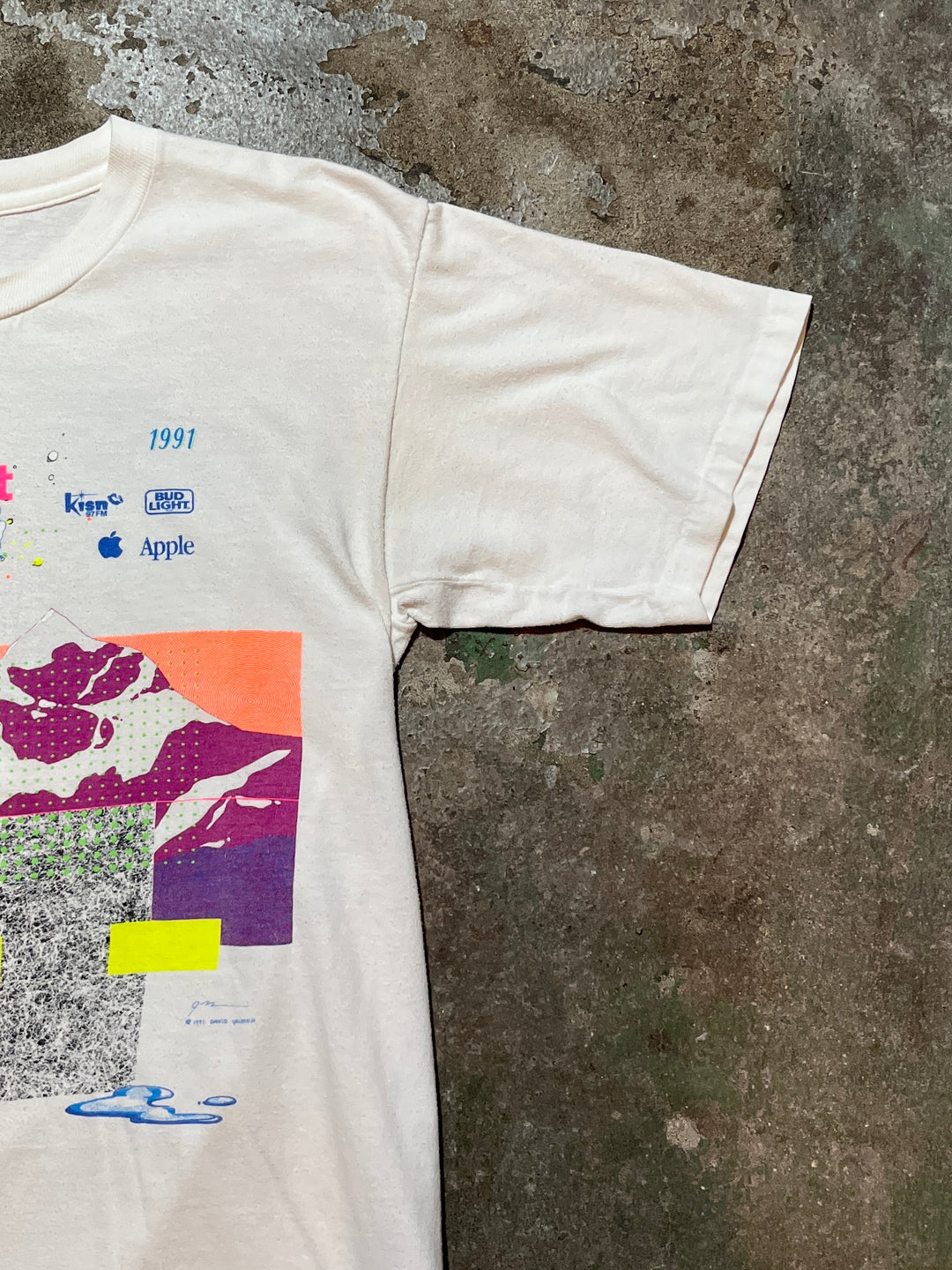 1990s USA made Hood to Coast relay both sides graphic T-shirt