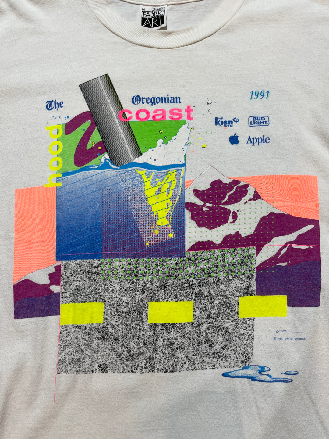 1990s USA made Hood to Coast relay both sides graphic T-shirt