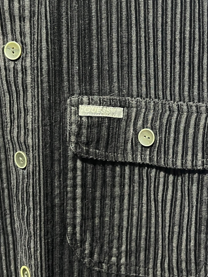1990s "GUESS" wide wale corduroy shirt