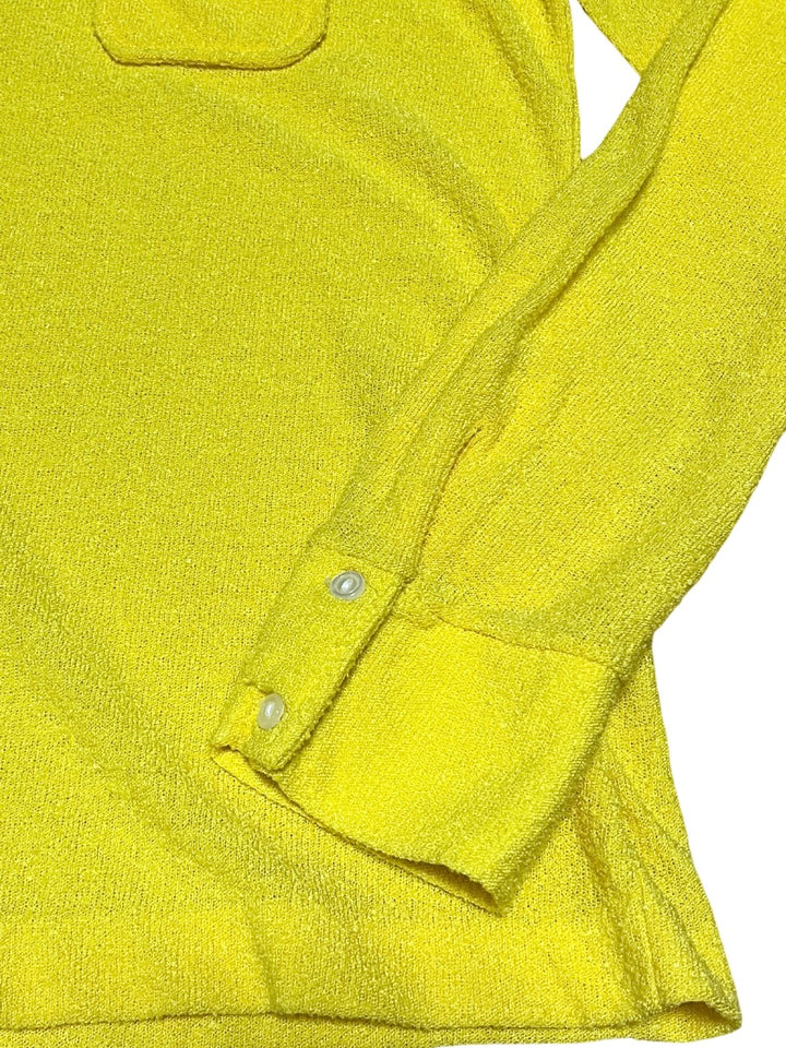 yellow pile shirt