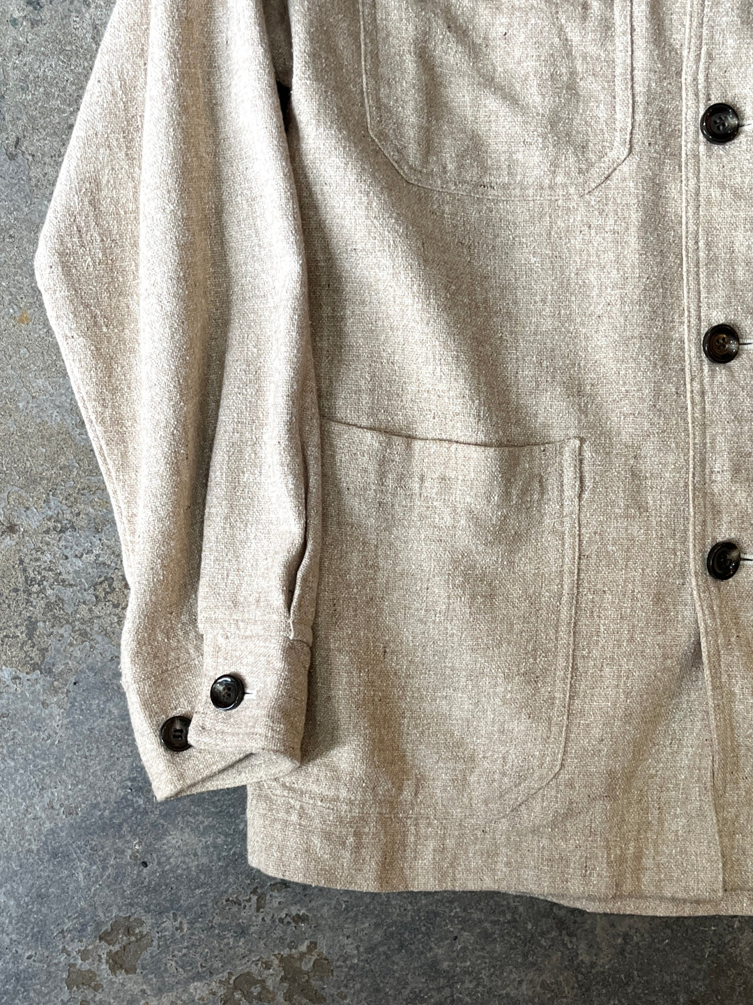 1990-00s "McGREGOR" ecru safari jacket
