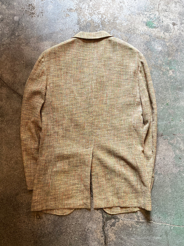 1970s ITALY made mixed-color tailored jacket