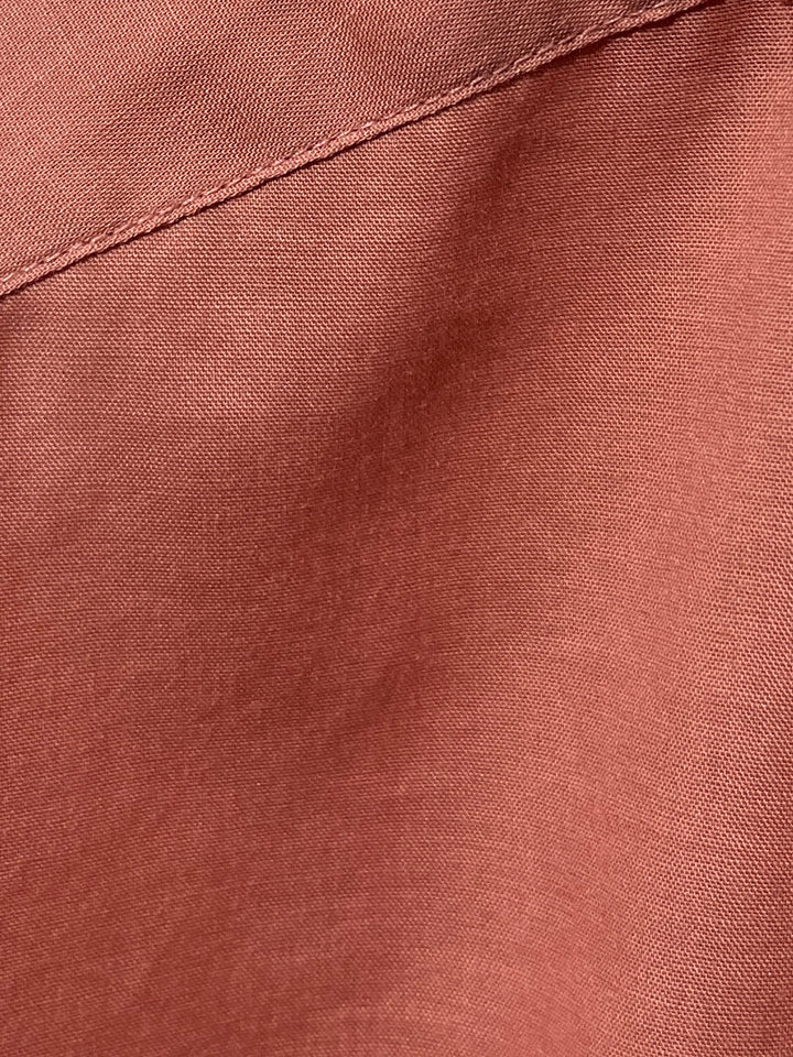 1960-70s salmon color s/s shirt