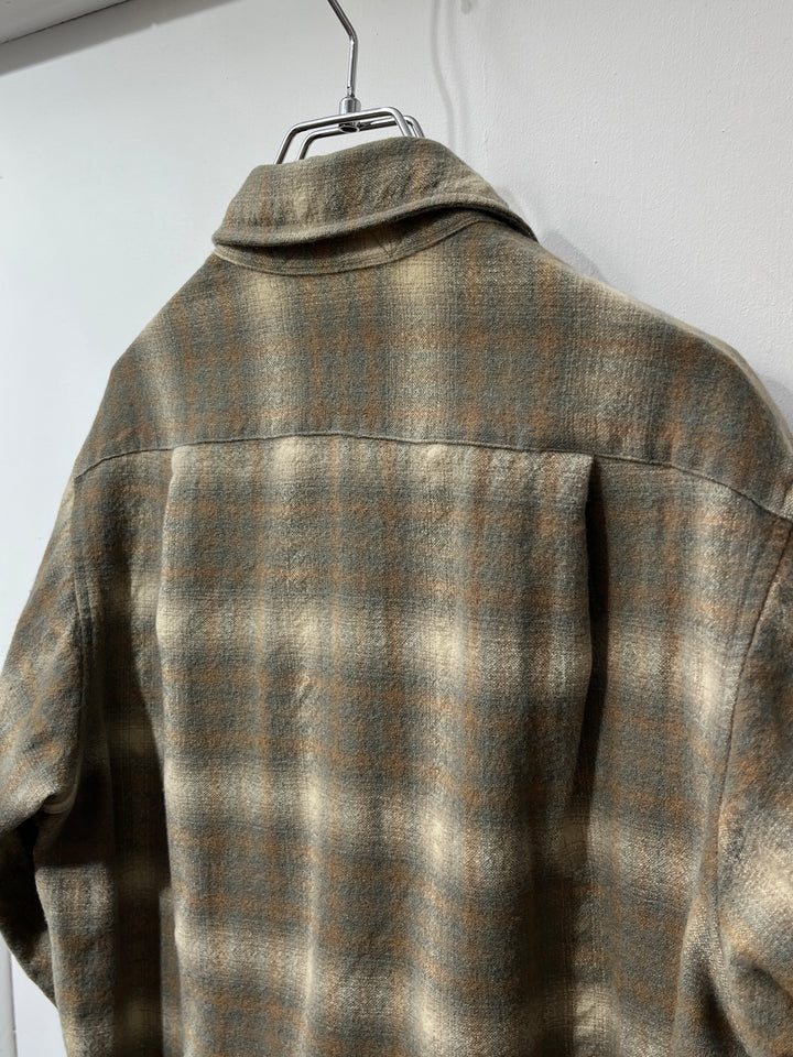 1970s USA made "PENDLETON" ombré checkered shirt