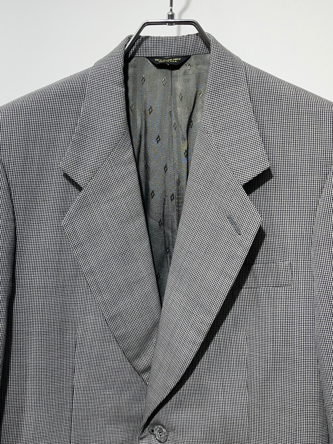 1970-80s USA made houndstooth tailored jacket