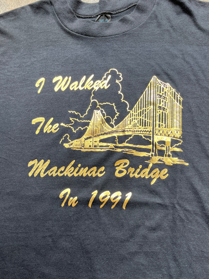 1990s USA made Mackinac bridge souvenir T-shirt
