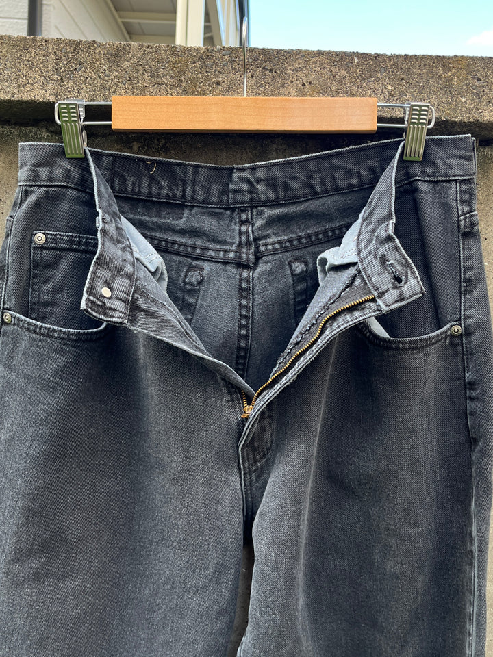 1990-00s "ST. JOHN'S BAY" black denim pants