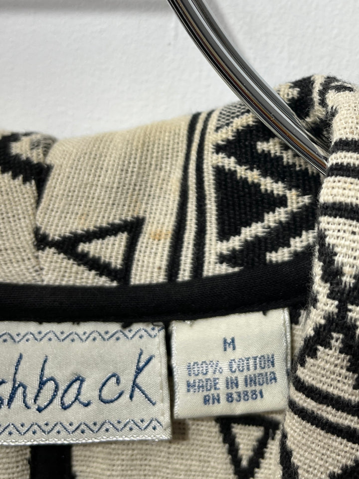 1990s native jacquard bolero jacket