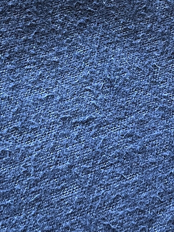 1980s USA made "Wool rich" fade blue chamois cloth shirt