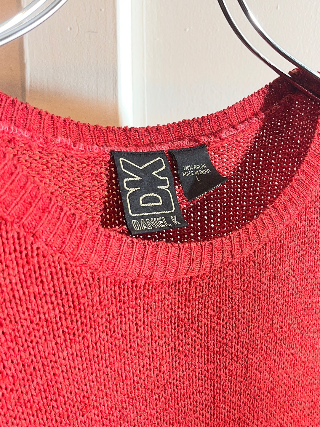 1990s rasta color gradient rayon knit