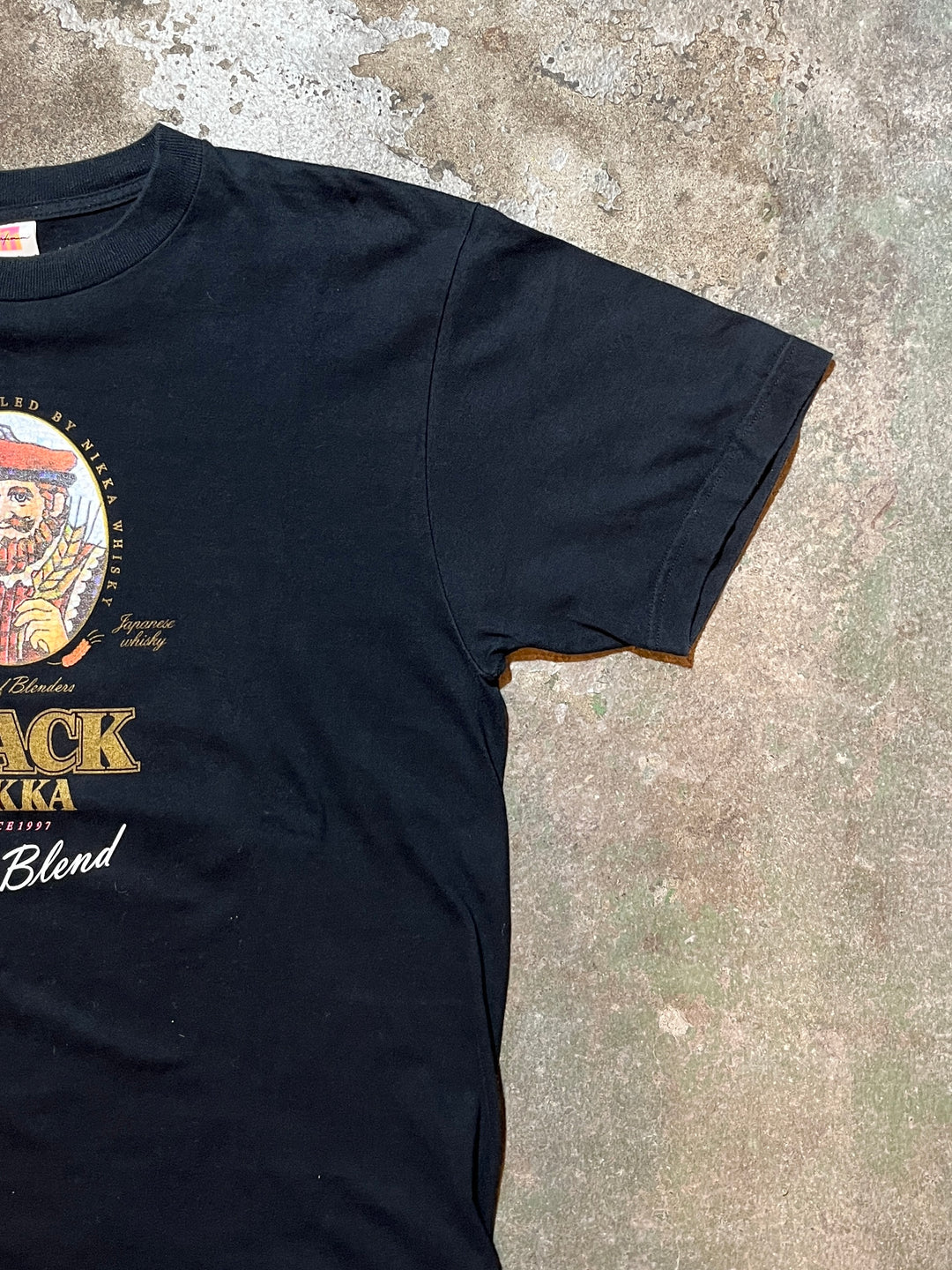 1990-00s "BLACK NIKKA" promo T-shirt