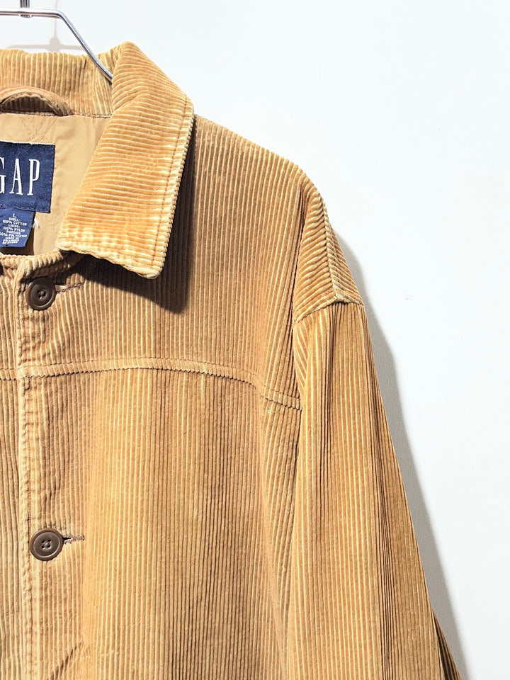 1990s "GAP" camel corduroy half coat
