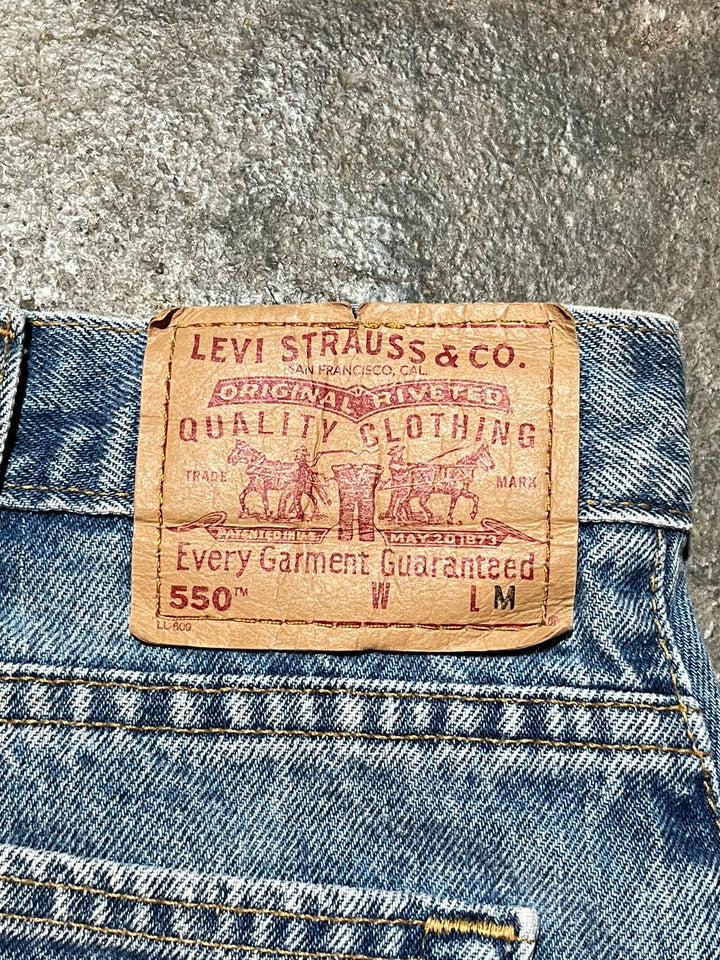 2000s USA made "Levi's" 550 denim pants 36×30