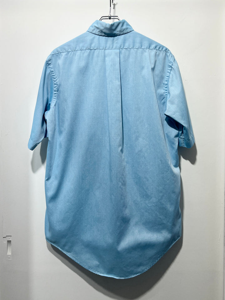 1960-70s USA made sky blue s/s shirt