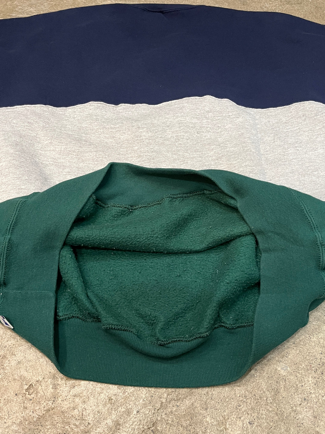 1990s USA made "RUSSELL ATHLETIC" multi color sweatshirt