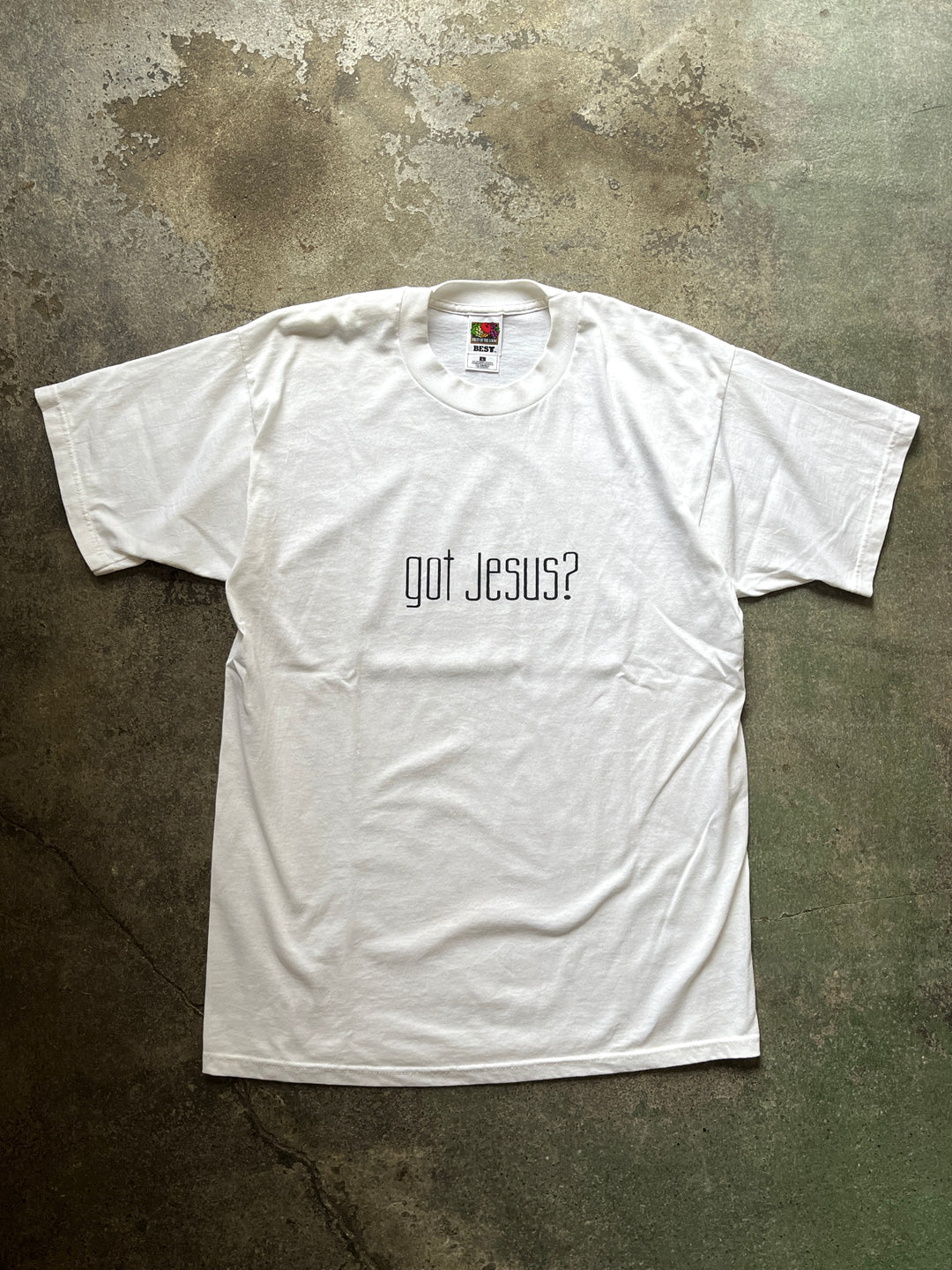 1990-00s got Jesus? message T-shirt