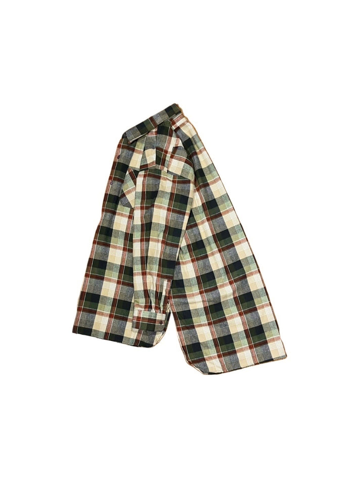 checkered grandpa shirt