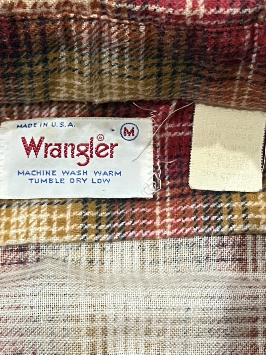 "Wrangler" ombre checkered shirt