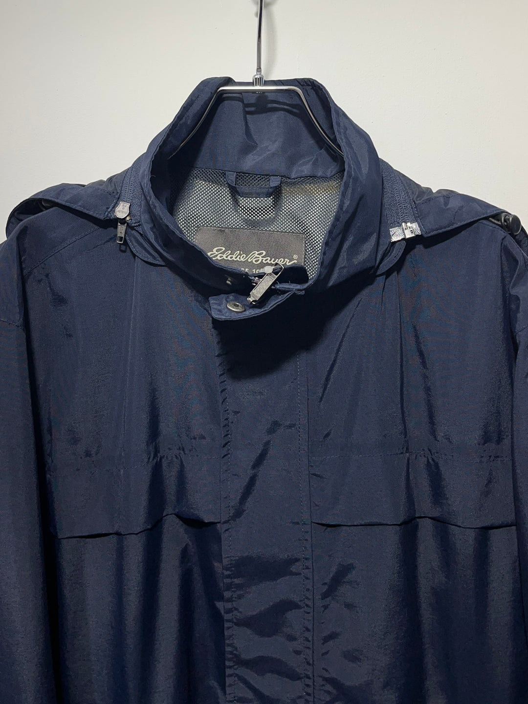 "Eddie Bauer" navy mountain parka
