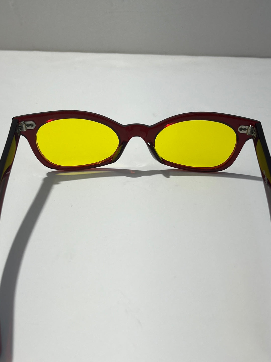 1990s dead stock sunglasses red × yellow