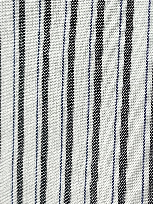 1990-00s gray stripes s/s shirt