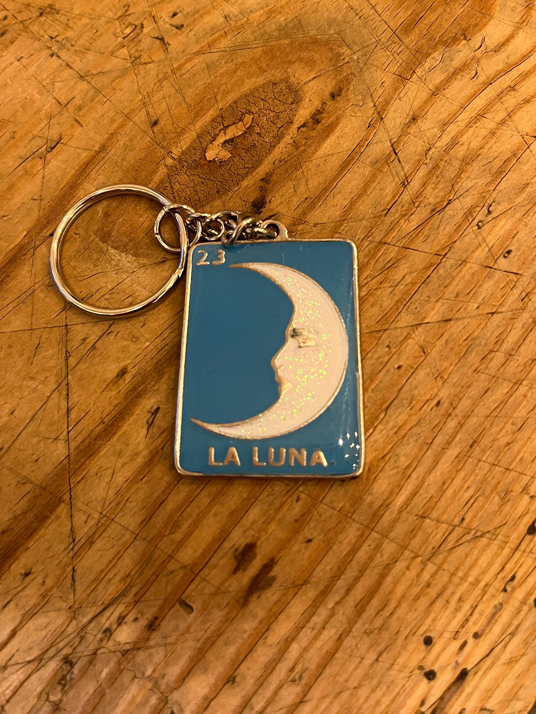 Mexican Loteria art keychain
