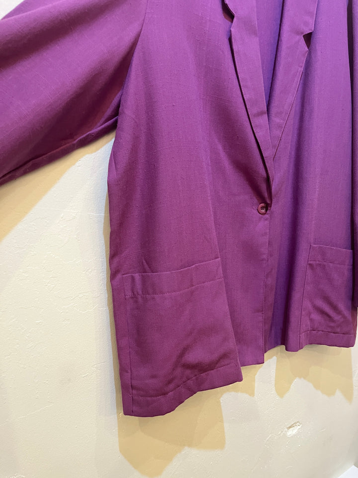 1970s USA made purple tailored jacket